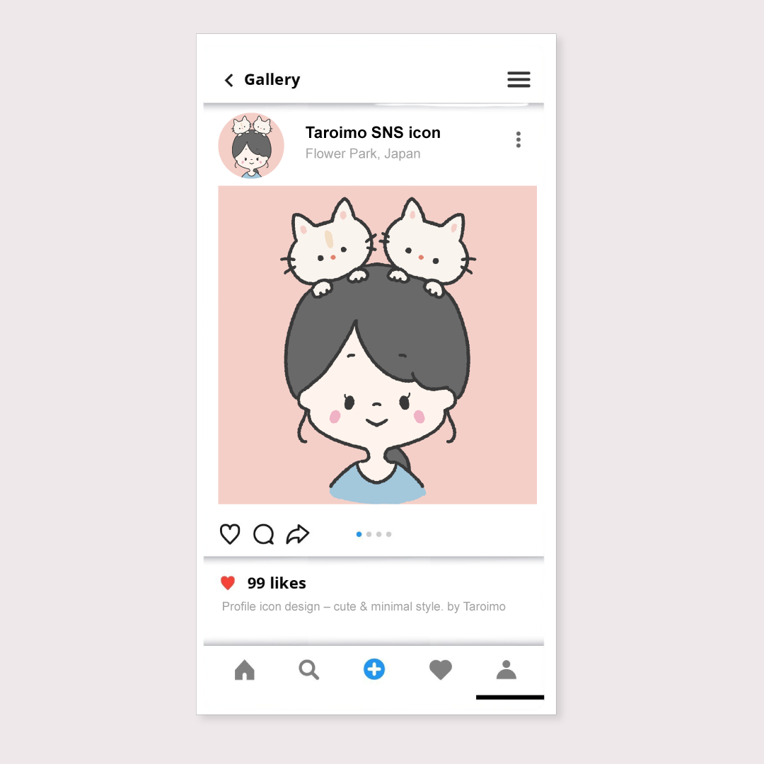 SNSアイコンイラスト K様