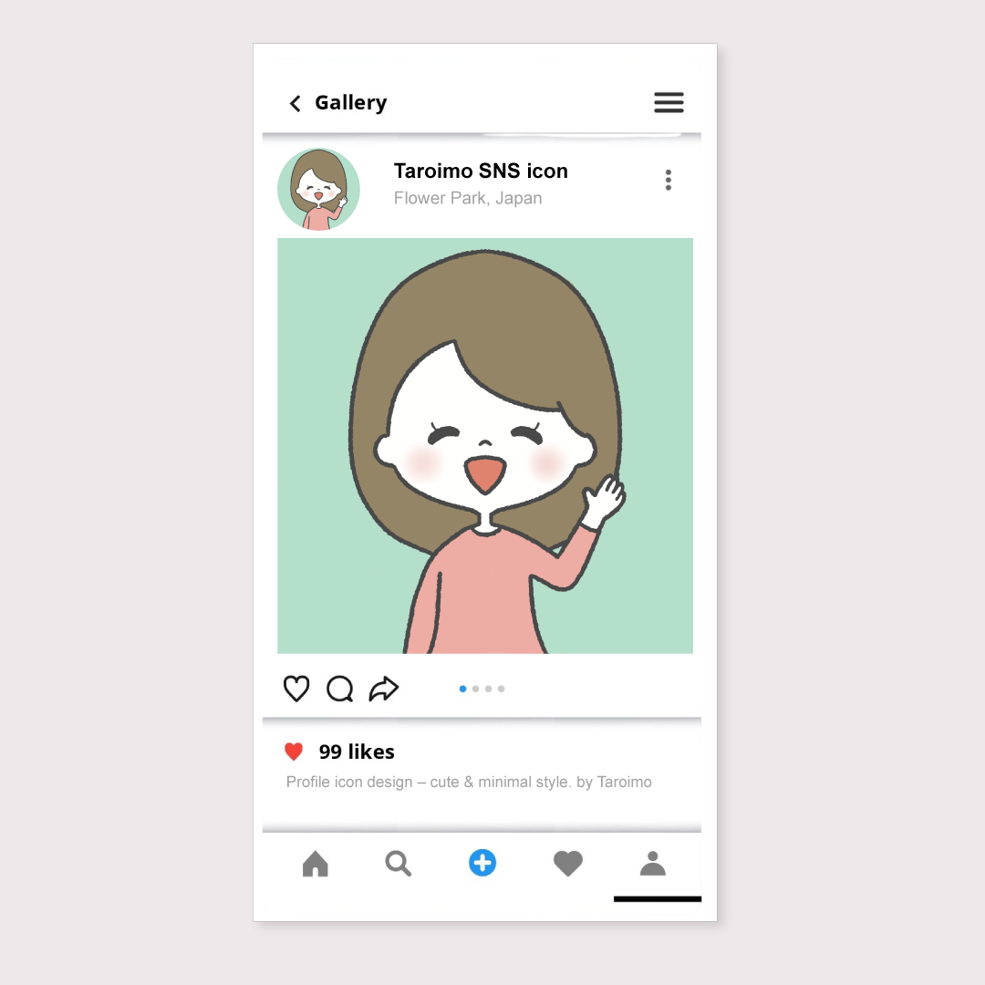 SNSアイコンイラスト K様