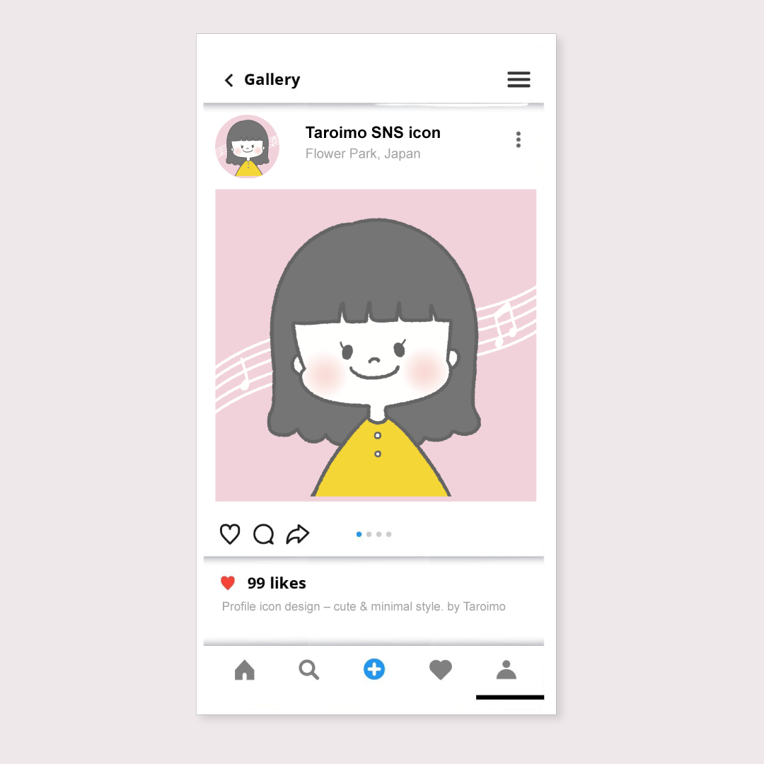 SNSアイコンイラスト S様