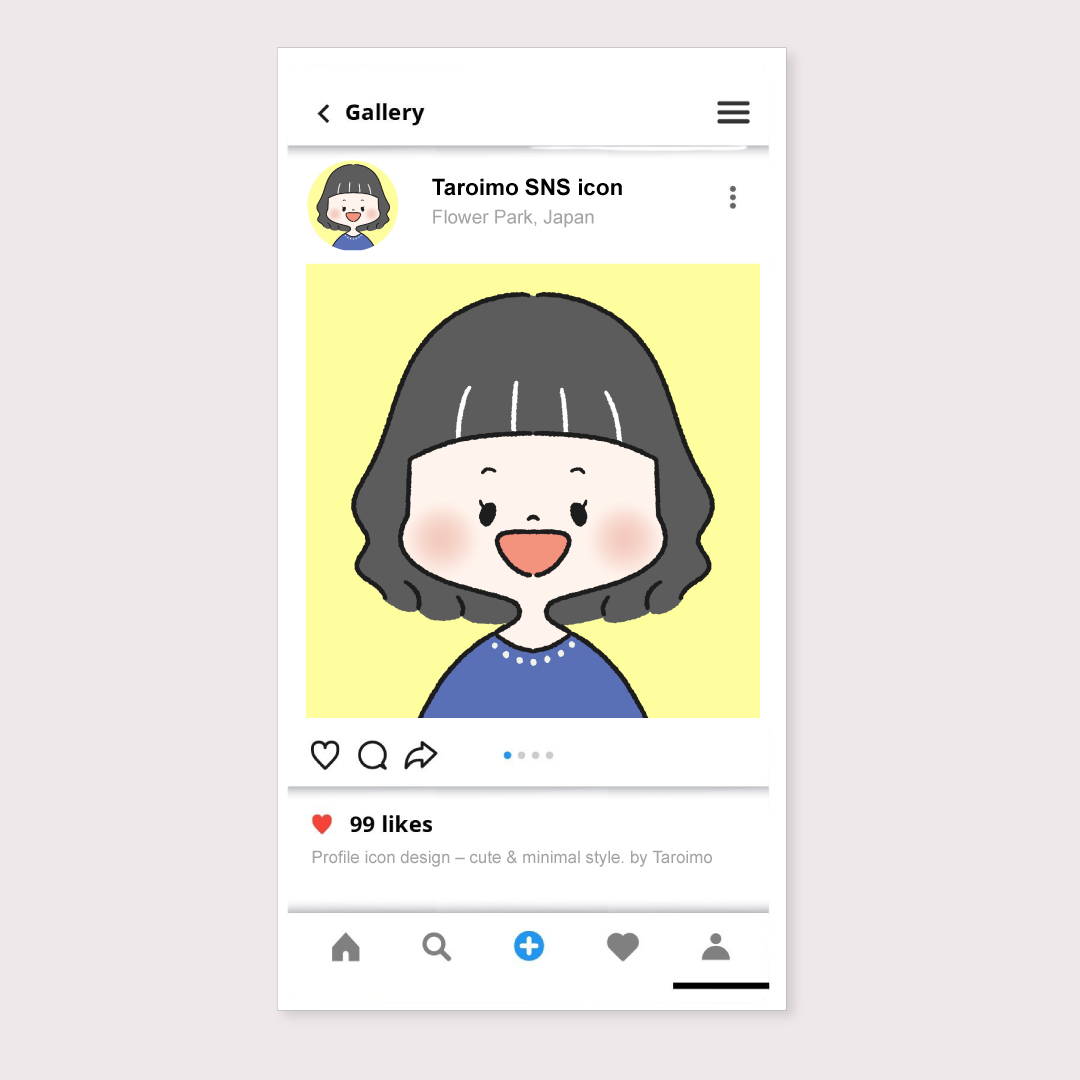 SNSアイコンイラスト U様